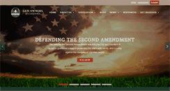 Desktop Screenshot of gunownersca.com